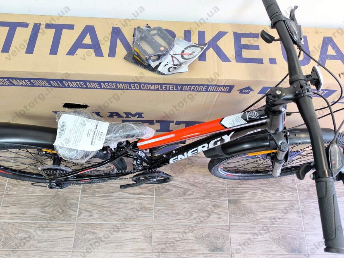 Велосипед Crossbike 24″ Energy рама 12″ black-red