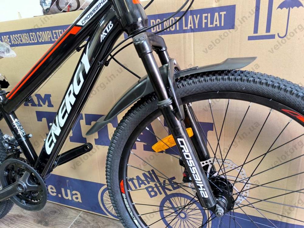 Велосипед Crossbike 24″ Energy рама 12″ black-red