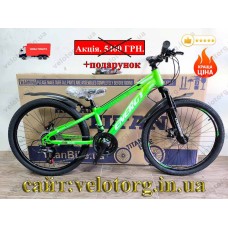 Велосипед Crossbike 24″ Energy рама 12″ green