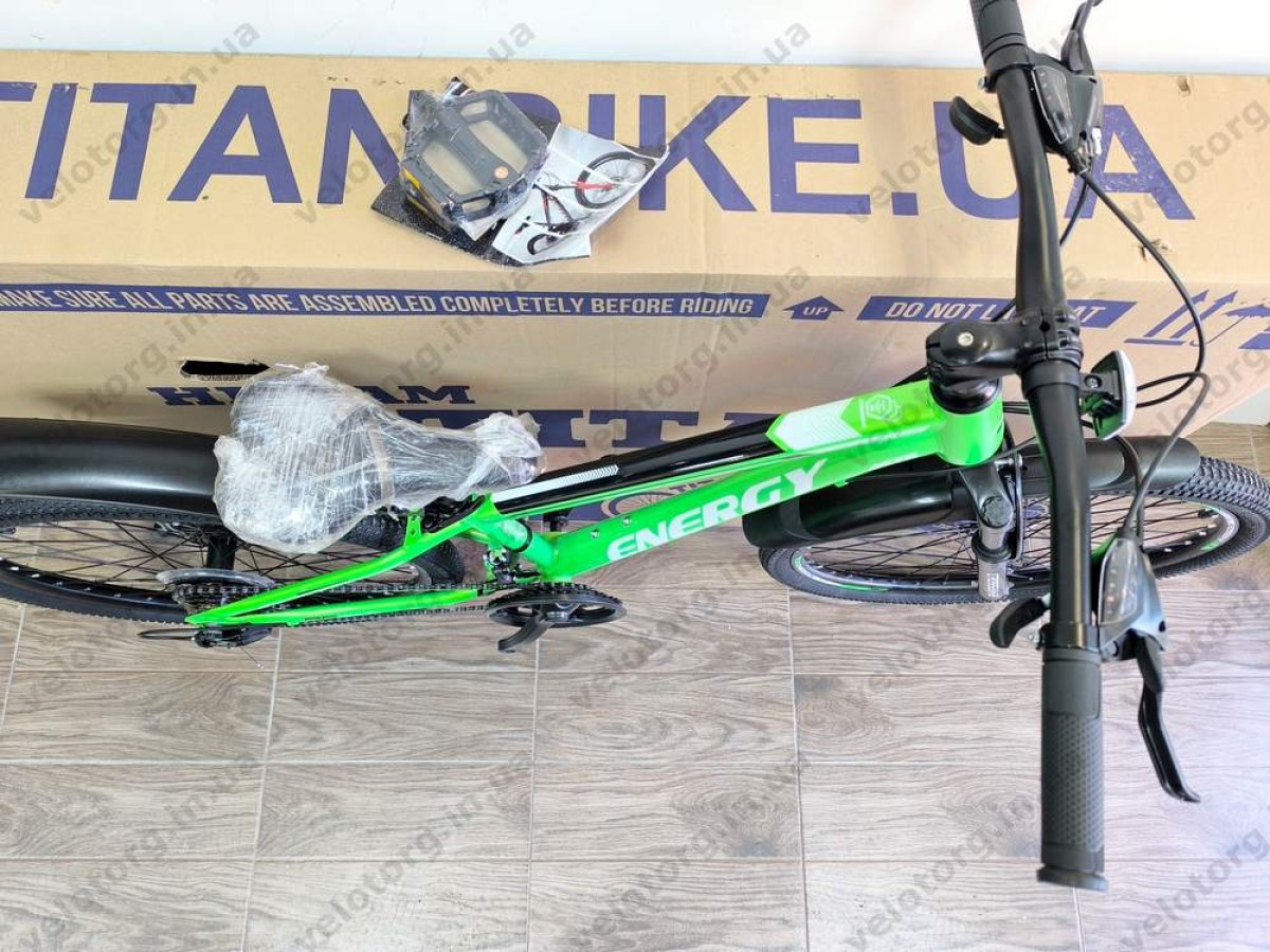 Велосипед Crossbike 24″ Energy рама 12″ green
