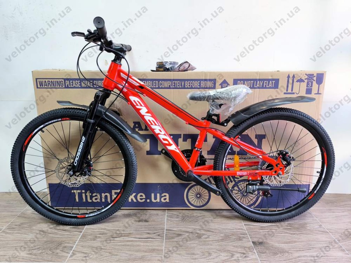Велосипед Crossbike 24″ Energy рама 12″ red