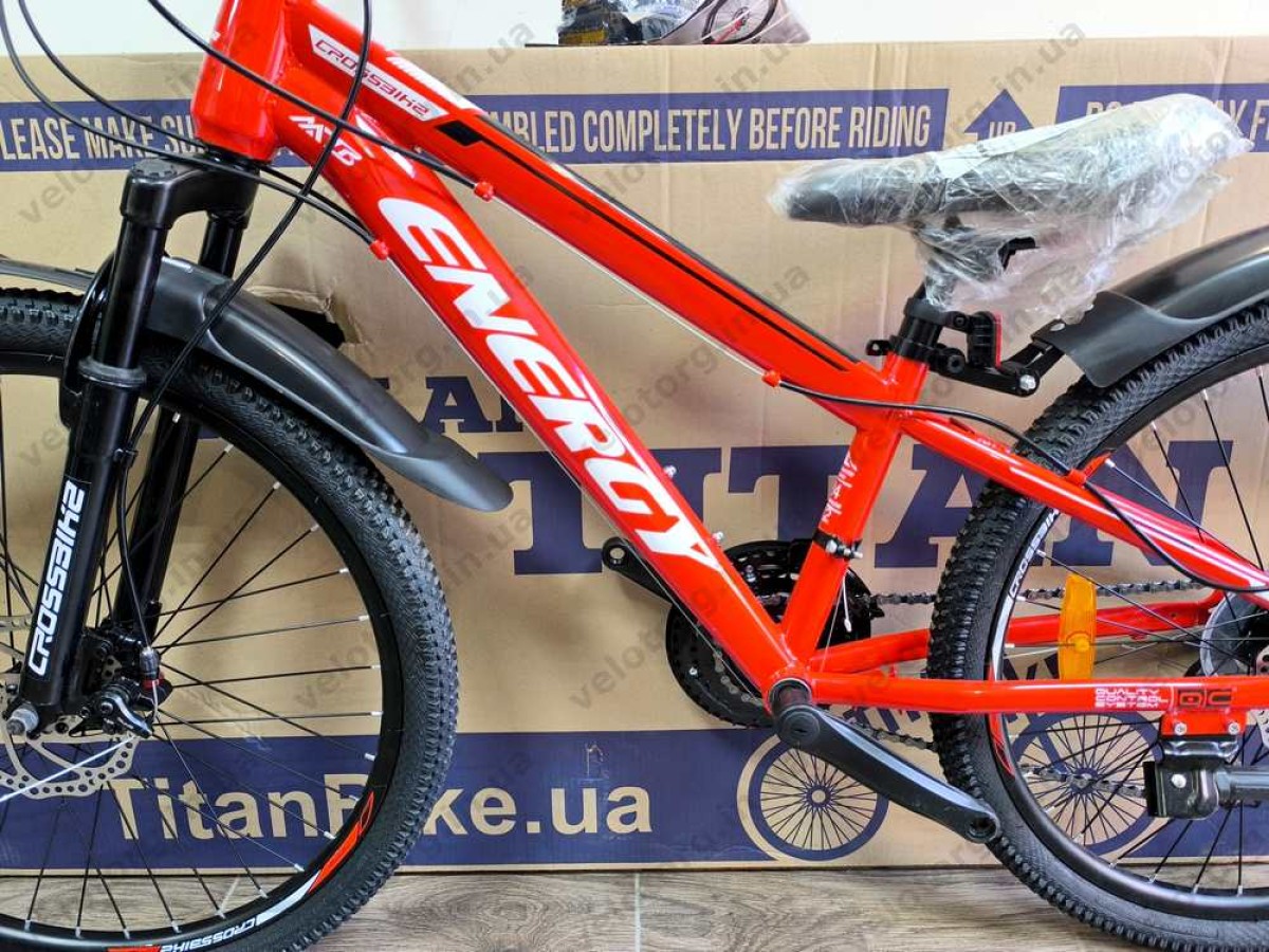 Велосипед Crossbike 24″ Energy рама 12″ red