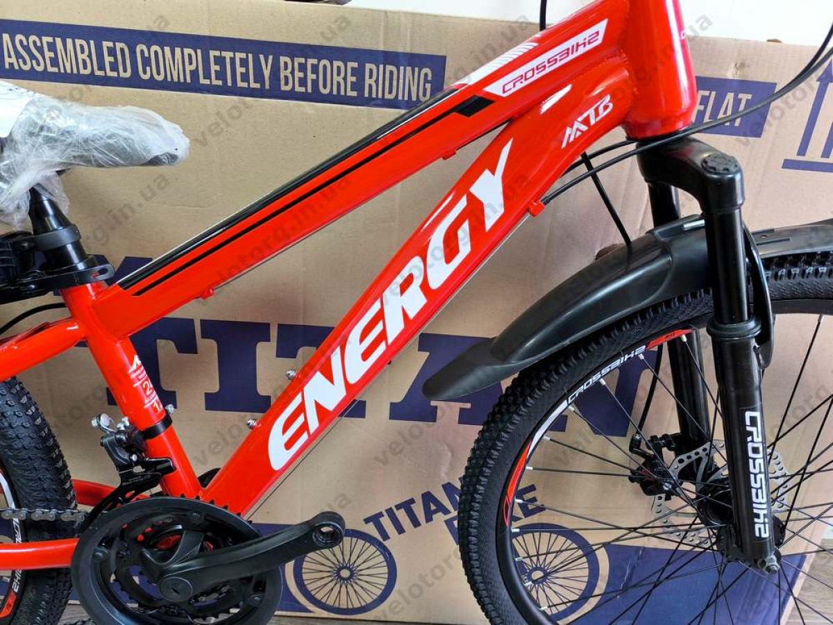 Велосипед Crossbike 24″ Energy рама 12″ red