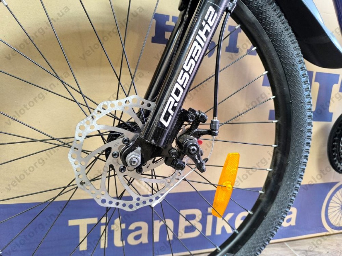 Велосипед Crossbike 24" Lion 2025 Рама 11" blue