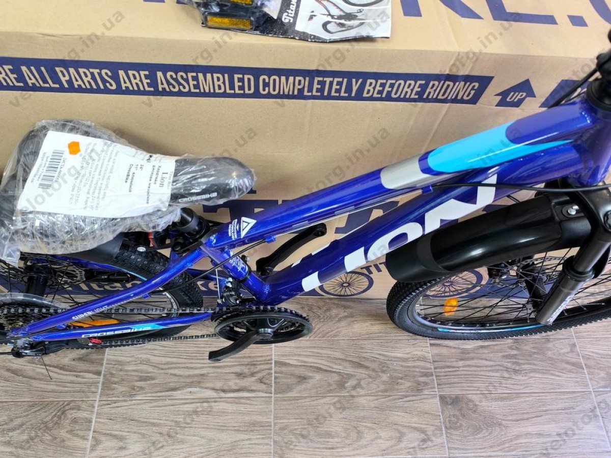 Велосипед Crossbike 24" Lion 2025 Рама 11" blue