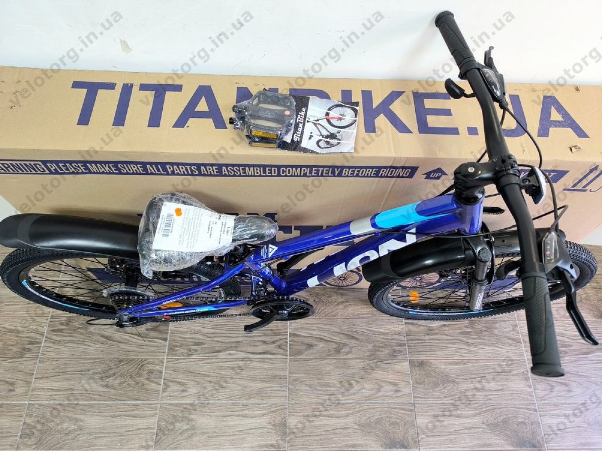 Велосипед Crossbike 24" Lion 2025 Рама 11" blue
