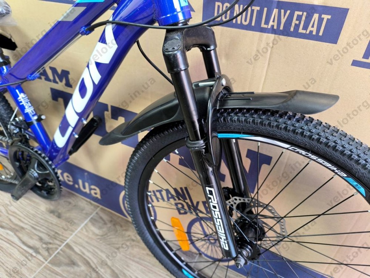Велосипед Crossbike 24" Lion 2025 Рама 11" blue