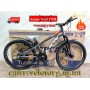 Велосипед Crossbike 24" Lion 2025 Рама 11" grey-orange