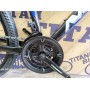 Велосипед Crossbike 24" Next 2025 Рама 12" black-blue — надійний гірський байк для підлітків