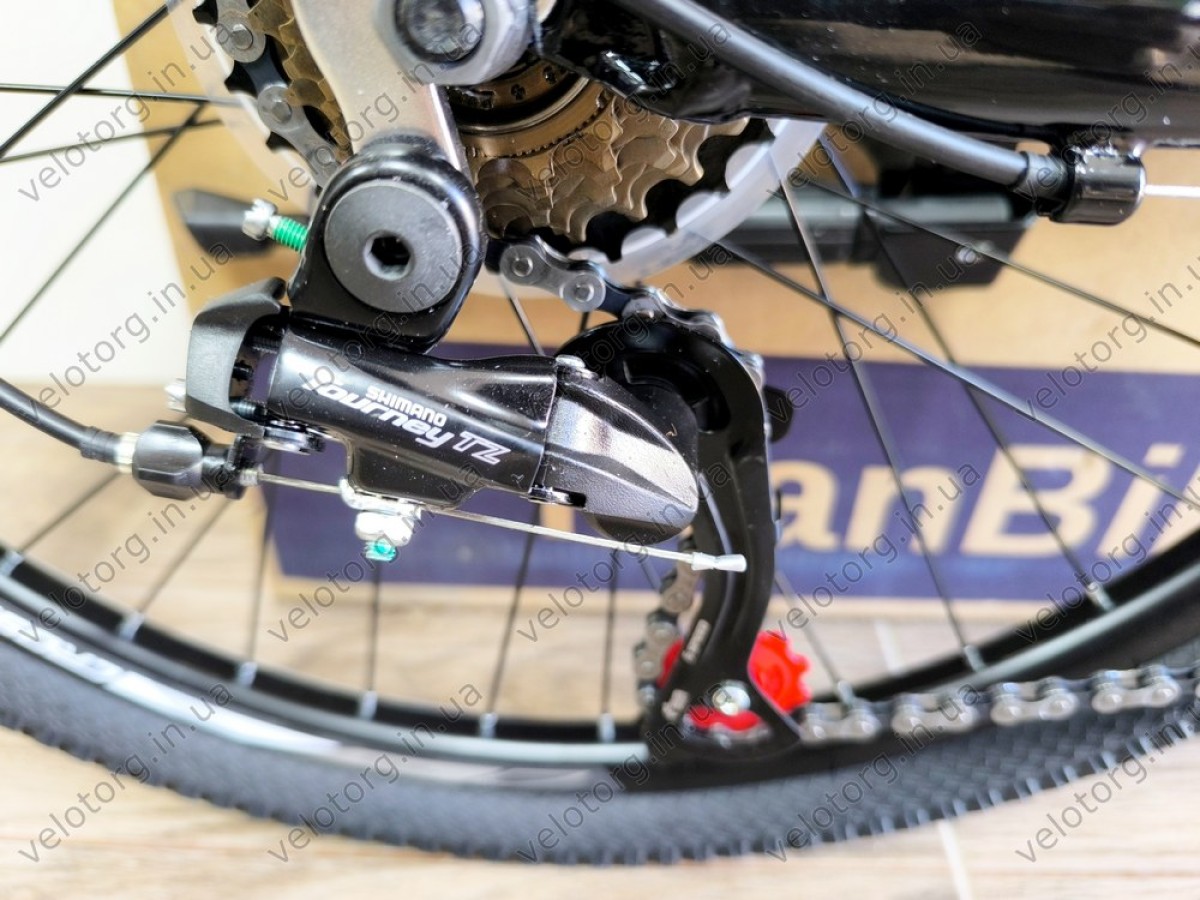 Велосипед Crossbike 24" Next 2025 Рама 12" black-green — надійний гірський байк для підлітків