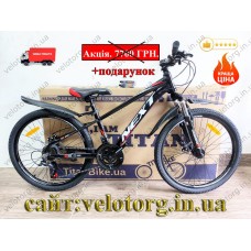 Велосипед Crossbike 24" Next 2025 Рама 12" black-red