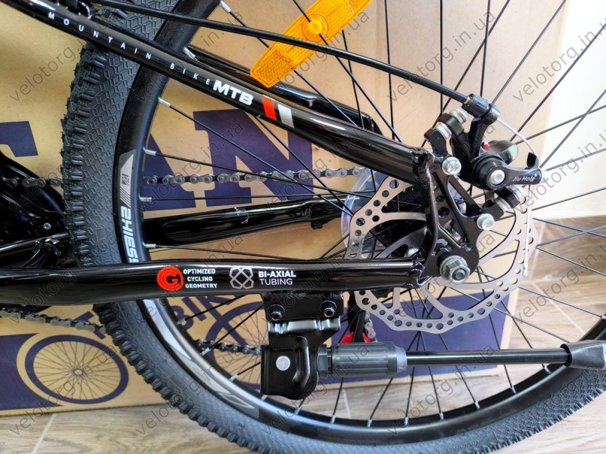 Велосипед Crossbike 24" Next 2025 Рама 12" black-red — надійний гірський байк для підлітків