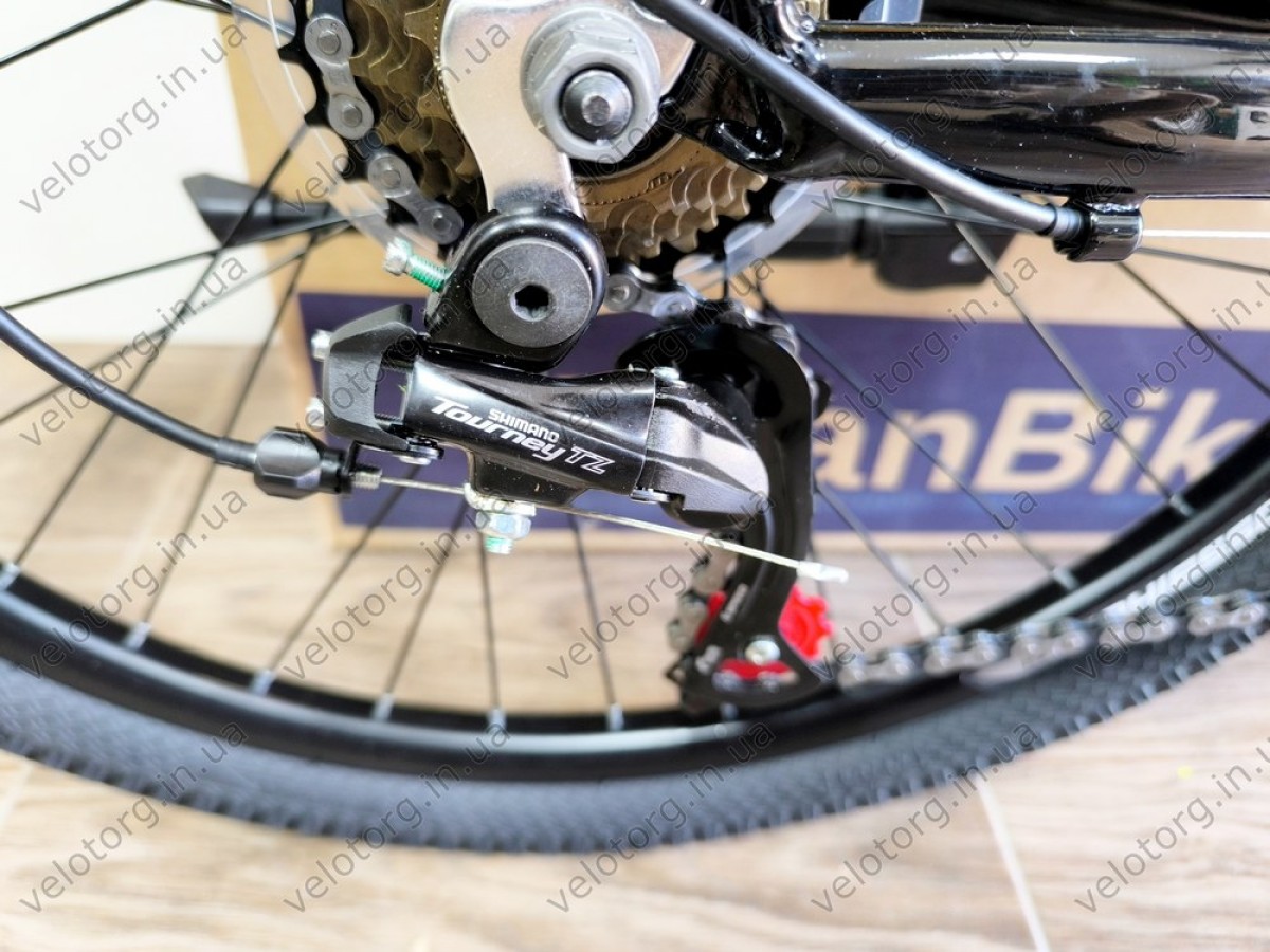 Велосипед Crossbike 24" Next 2025 Рама 12" black-red — надійний гірський байк для підлітків