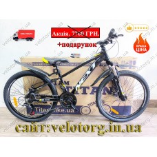 Велосипед Crossbike 24" Next 2025 Рама 12" black-yellow