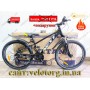 Велосипед Crossbike 24" Next 2025 Рама 12" black-yellow — надійний гірський байк для підлітків