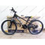 Велосипед Crossbike 24" Next 2025 Рама 12" black-yellow — надійний гірський байк для підлітків