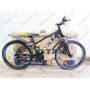 Велосипед Crossbike 24" Next 2025 Рама 12" black-yellow — надійний гірський байк для підлітків