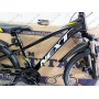 Велосипед Crossbike 24" Next 2025 Рама 12" black-yellow — надійний гірський байк для підлітків