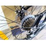 Велосипед Crossbike 24" Next 2025 Рама 12" black-yellow — надійний гірський байк для підлітків