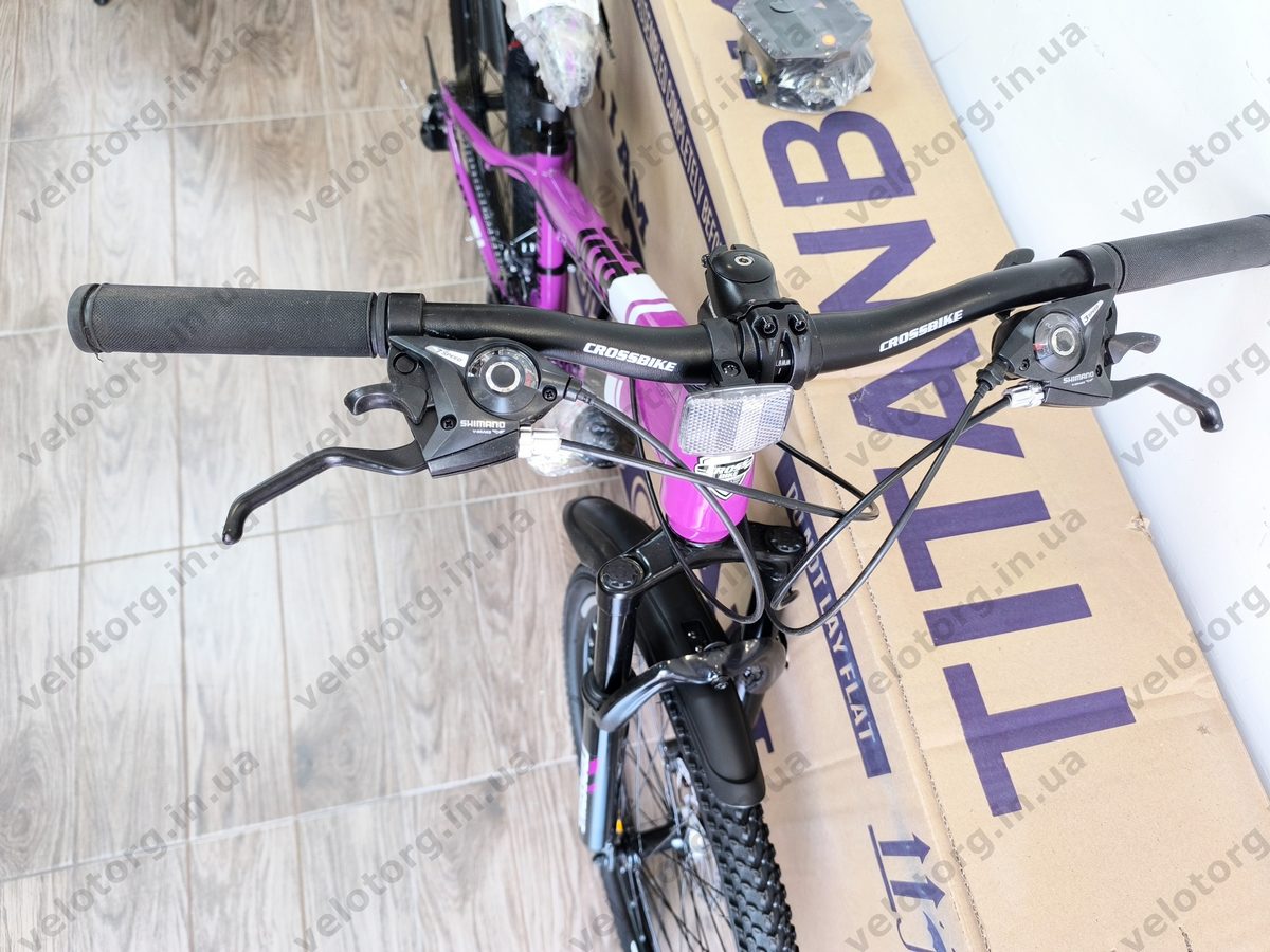 Велосипед CrossBike 24" Rockfire рама 11" purple