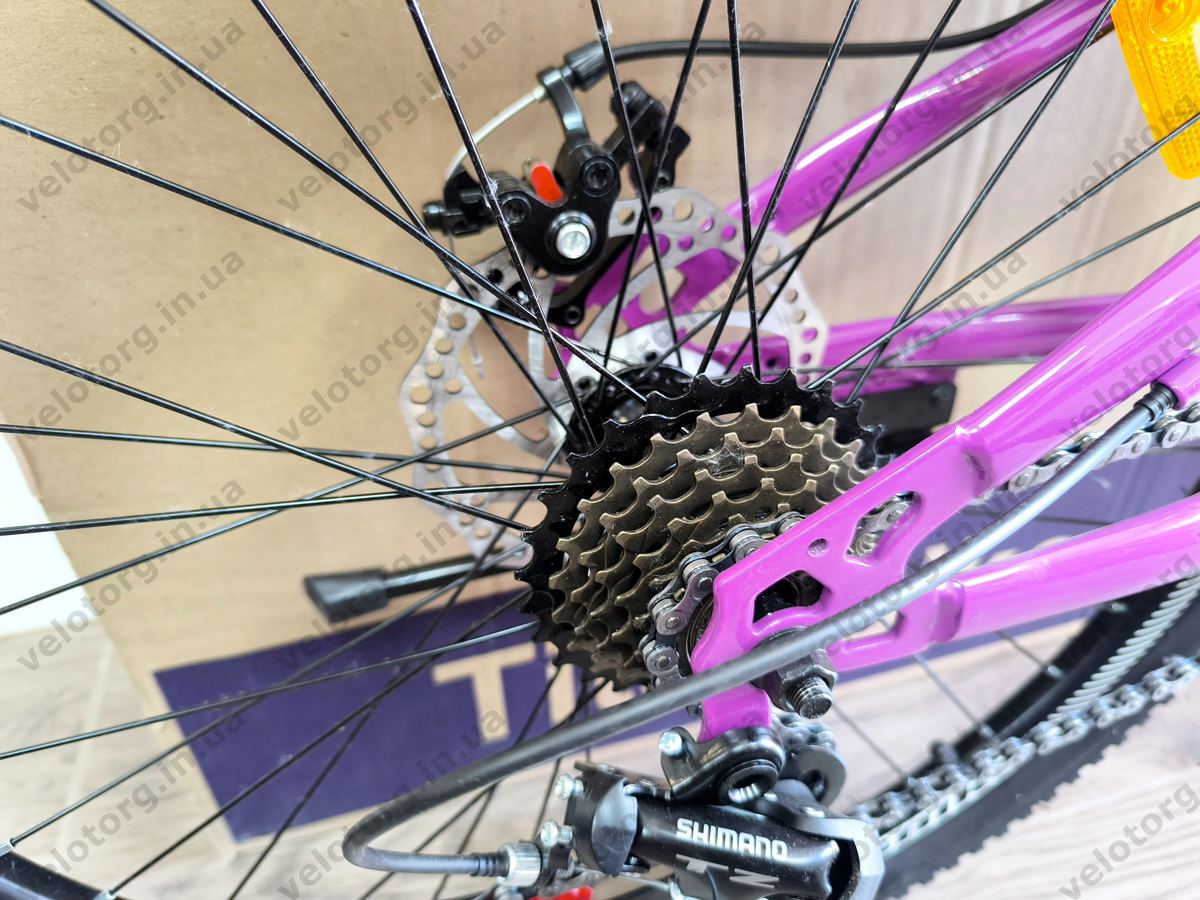 Велосипед CrossBike 24" Rockfire рама 11" purple