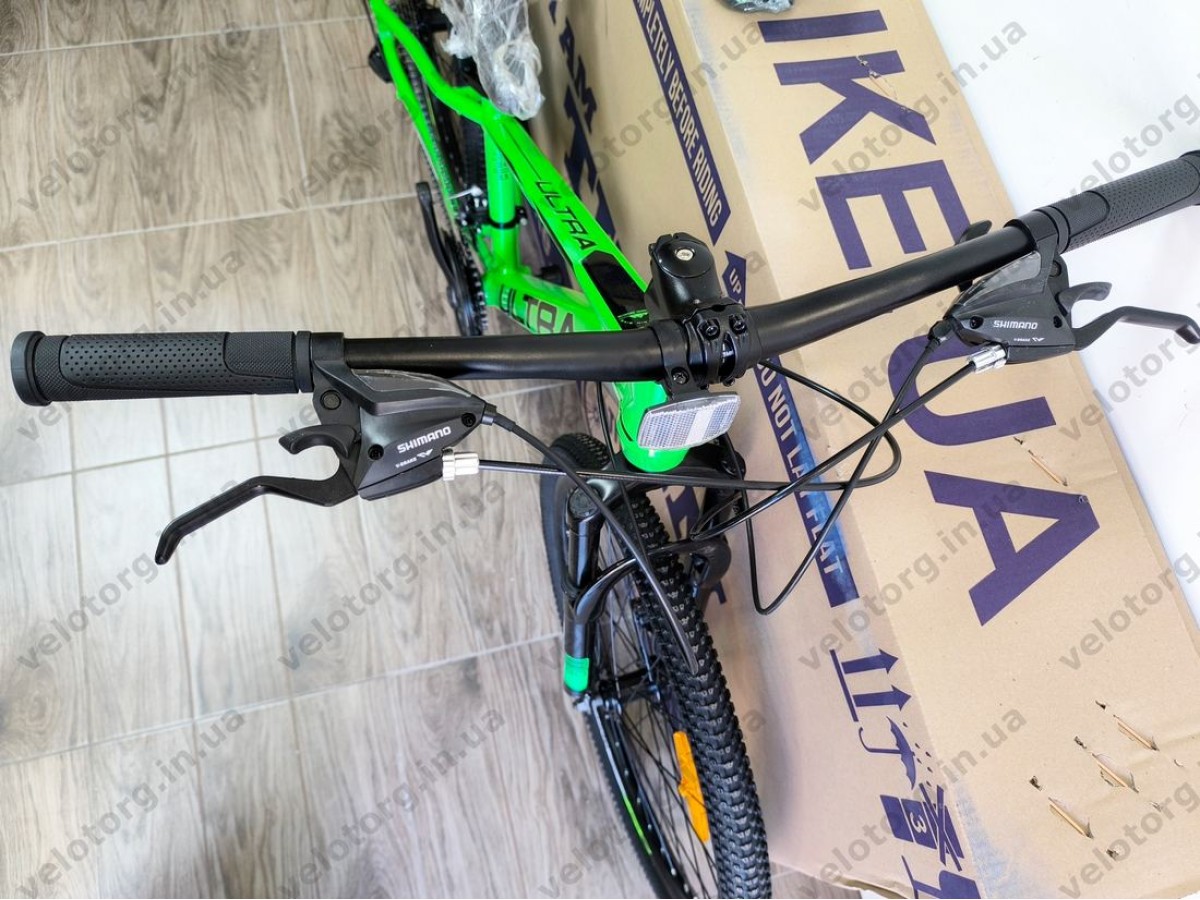 Велосипед Crossbike 24" Ultra 2026 Рама 12" green-black