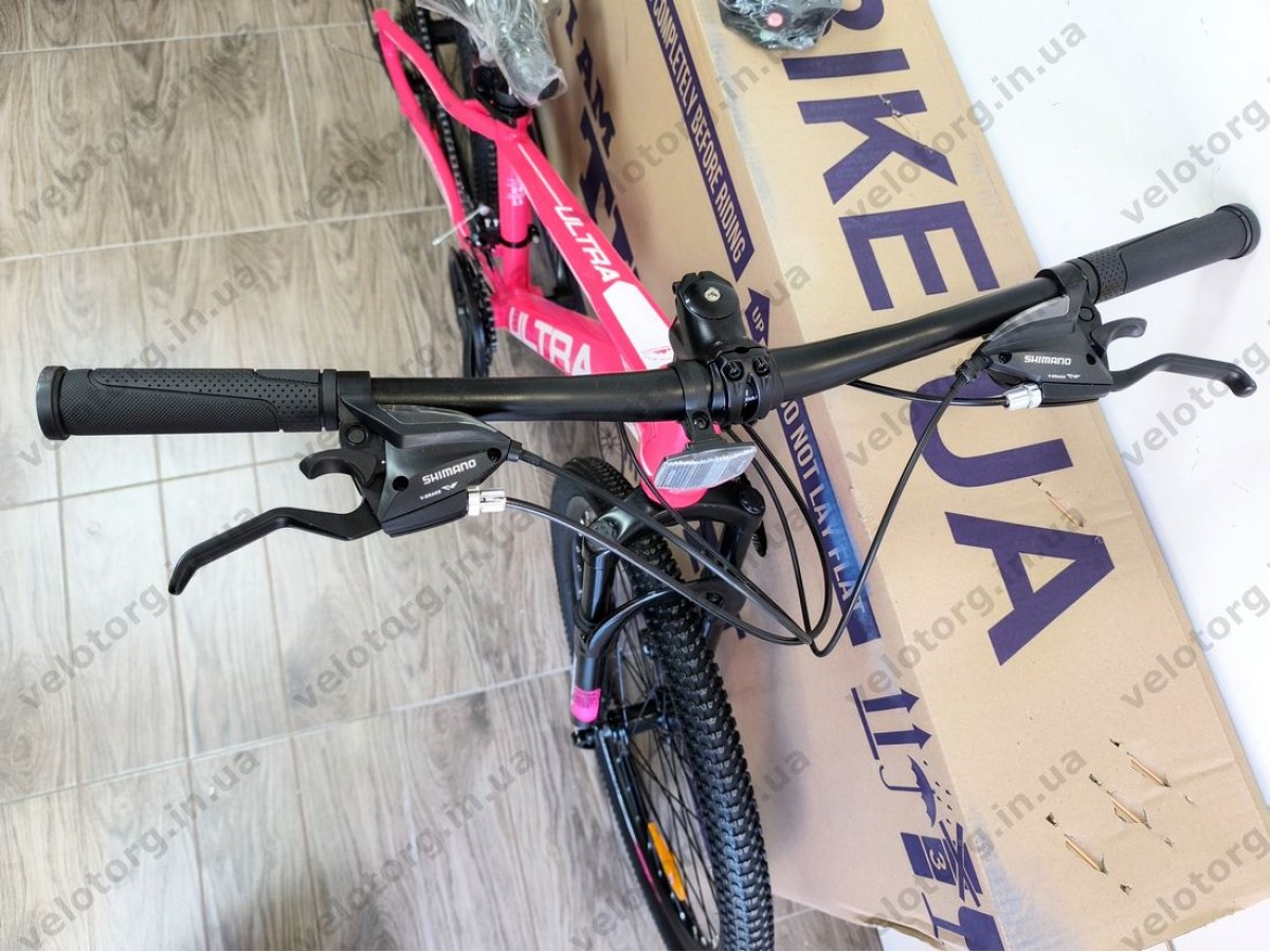 Велосипед Crossbike 24" Ultra 2026 Рама 12" pink-white рожевий