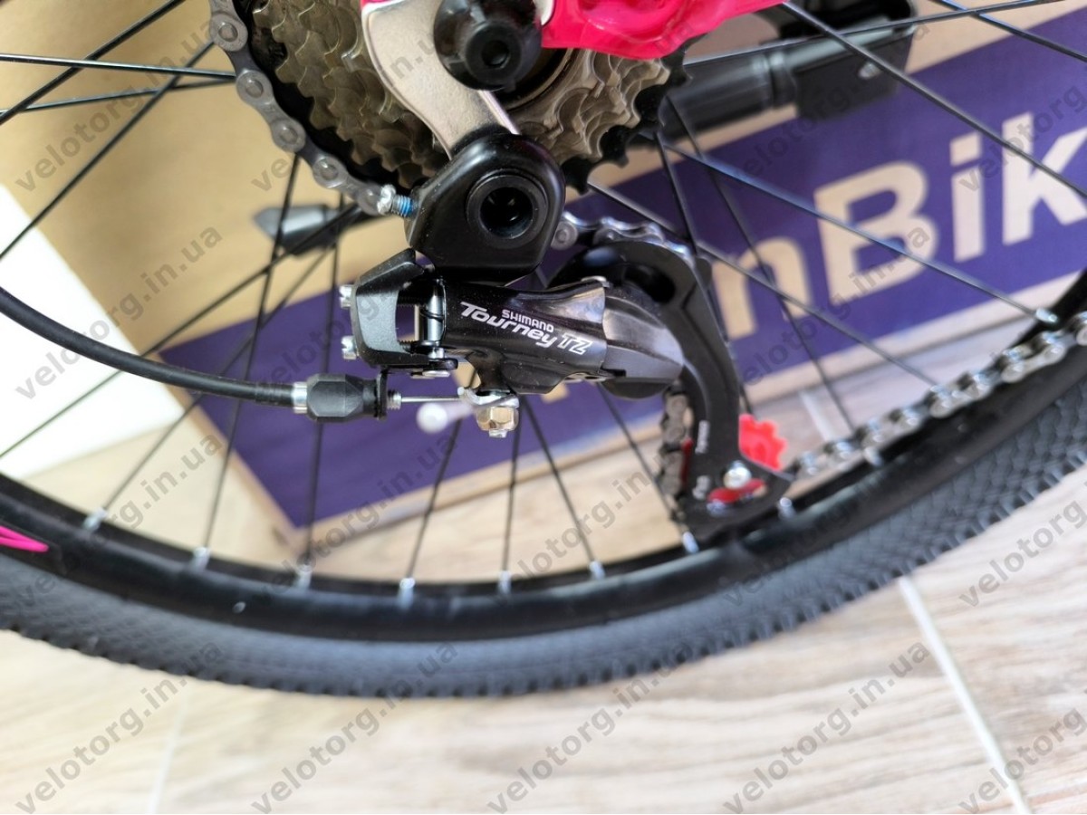 Велосипед Crossbike 24" Ultra 2026 Рама 12" pink-white рожевий