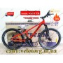 Велосипед Crossbike 24" Ultra 2026 Рама 12" red-black алюмінієвий