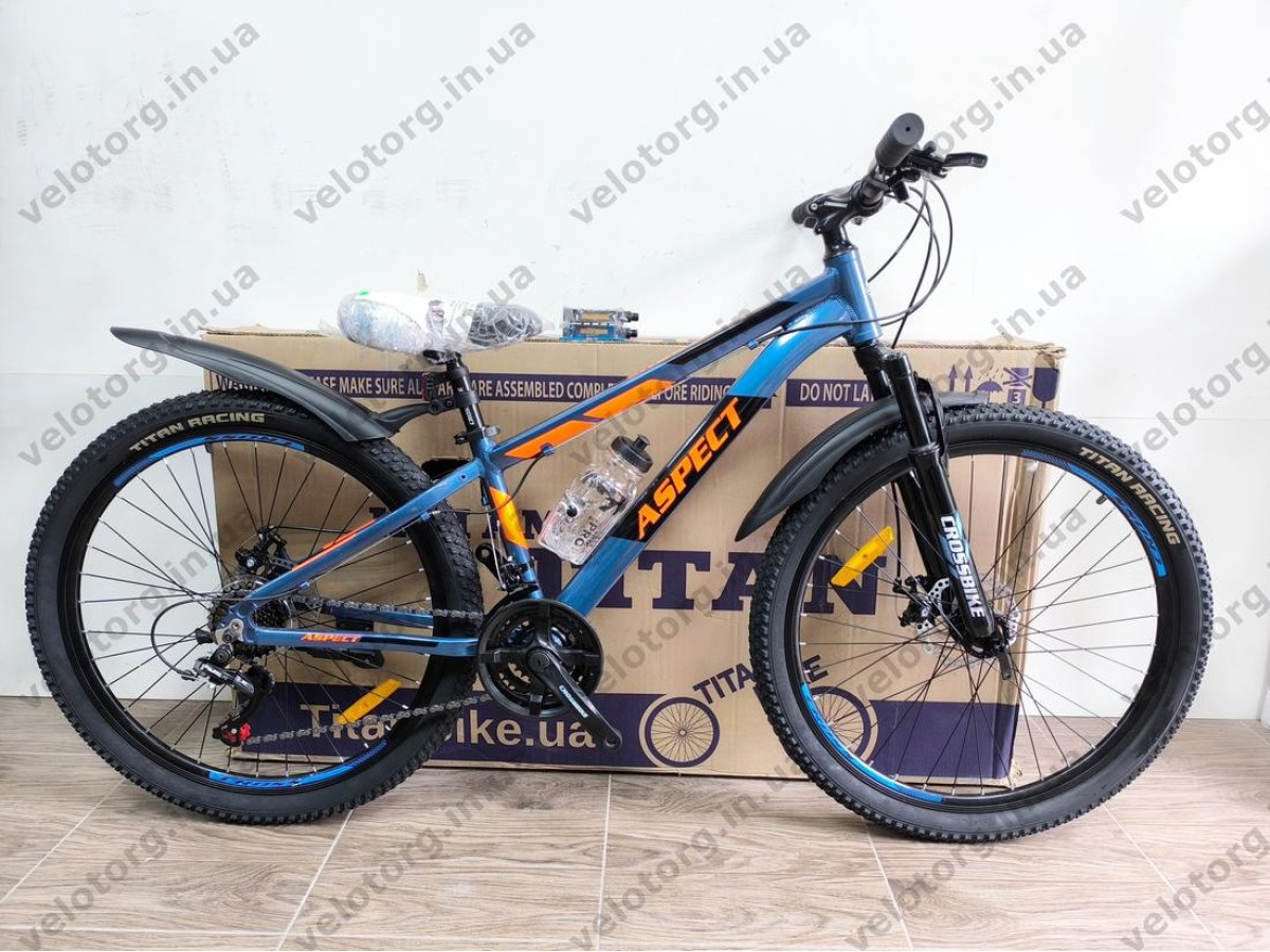 Велосипед Crossbike 26" Aspect Рама 13" blue