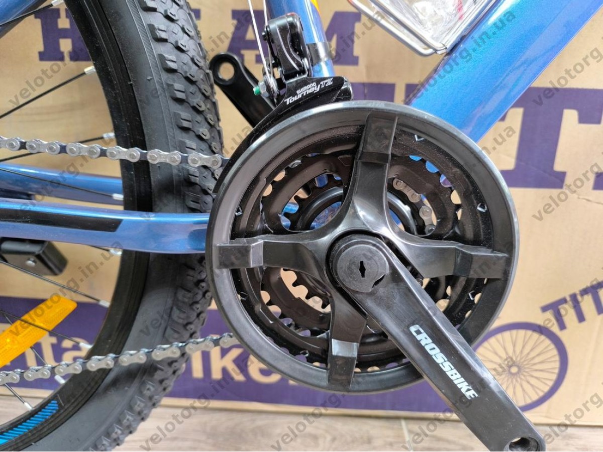 Велосипед Crossbike 26" Aspect Рама 13" blue