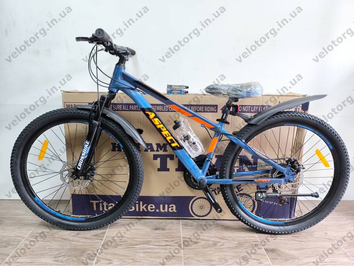 Велосипед Crossbike 26" Aspect Рама 13" blue