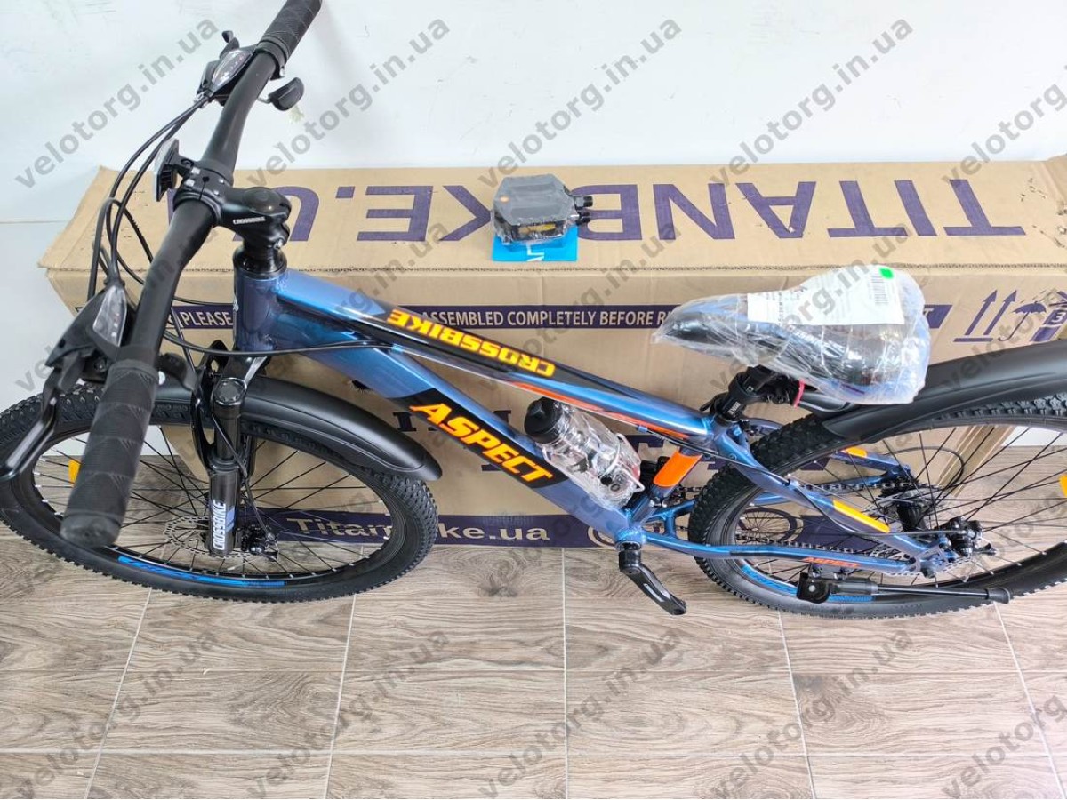 Велосипед Crossbike 26" Aspect Рама 13" blue