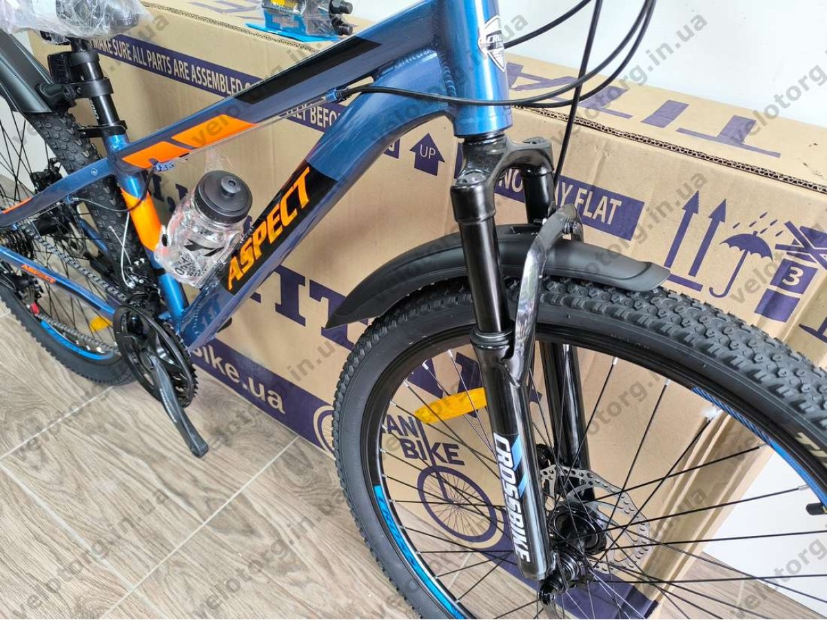 Велосипед Crossbike 26" Aspect Рама 13" blue