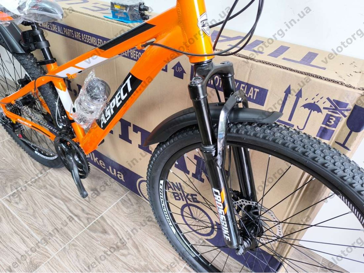 Велосипед Crossbike 26" Aspect Рама 13" orange