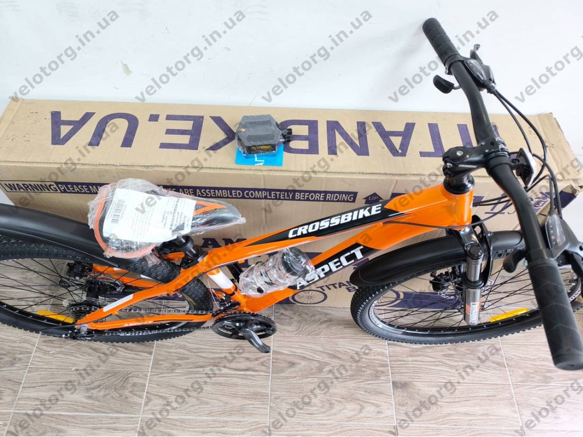 Велосипед Crossbike 26" Aspect Рама 13" orange