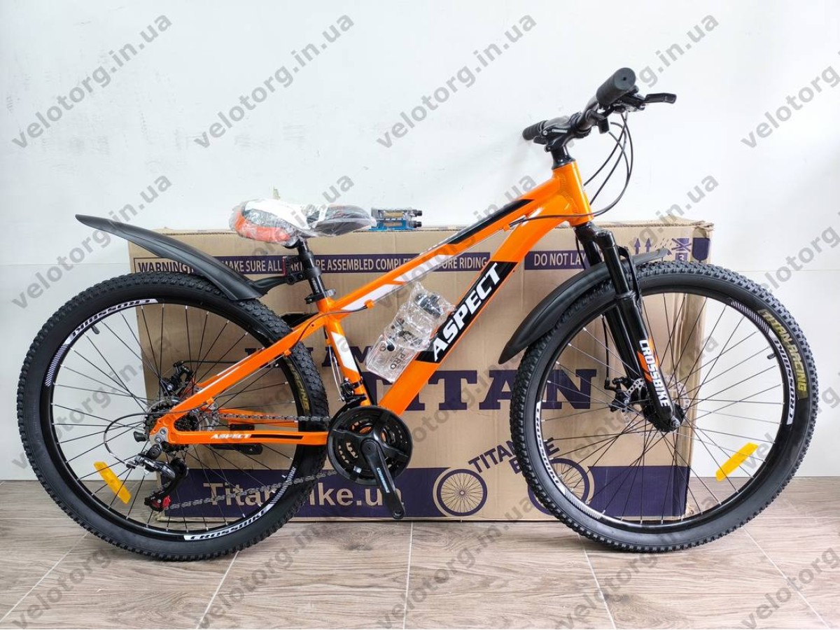 Велосипед Crossbike 26" Aspect Рама 13" orange