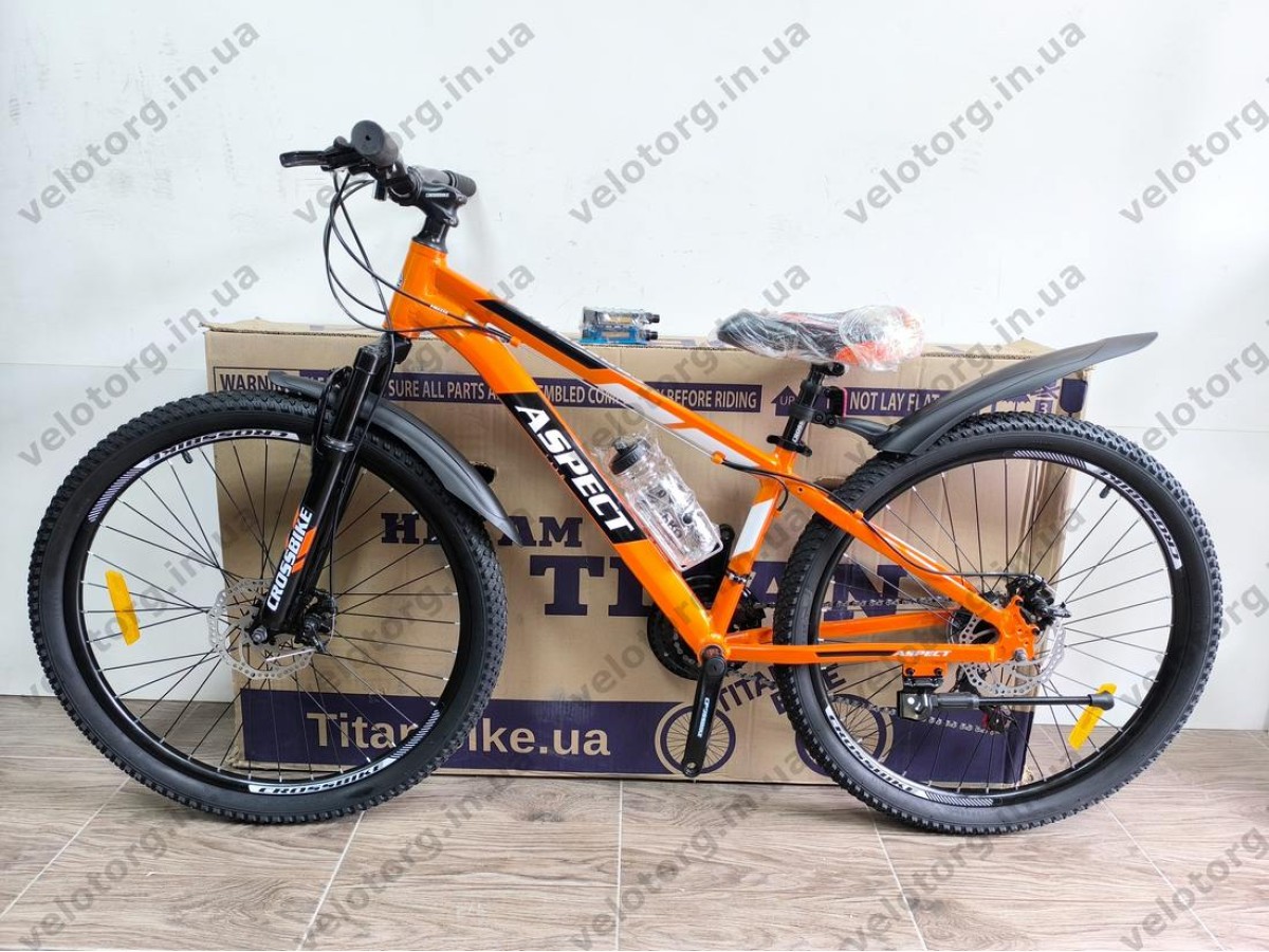 Велосипед Crossbike 26" Aspect Рама 13" orange