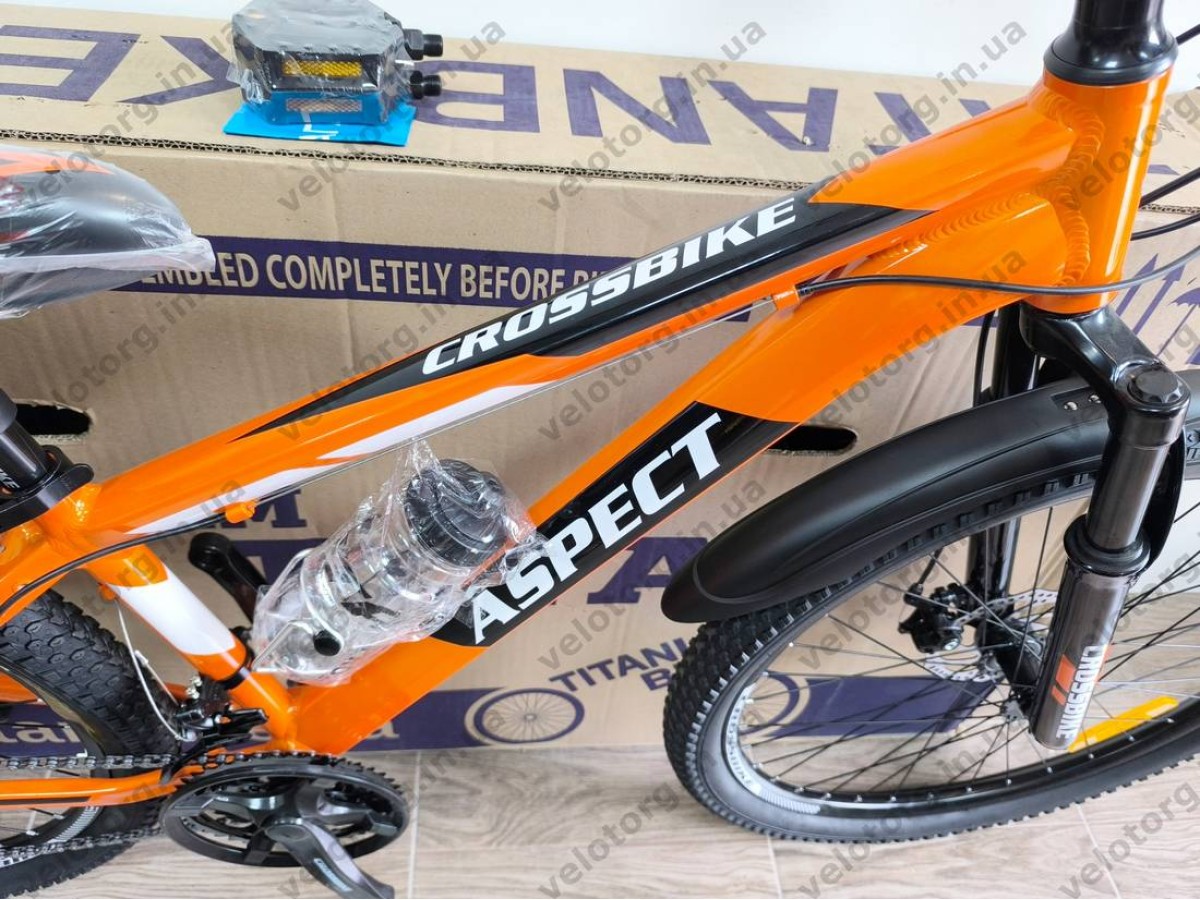 Велосипед Crossbike 26" Aspect Рама 13" orange