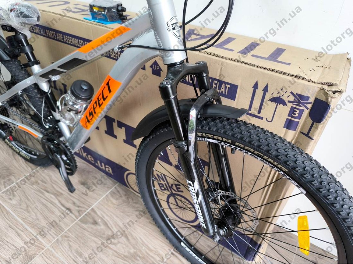 Велосипед Crossbike 26" Aspect Рама 13" silver
