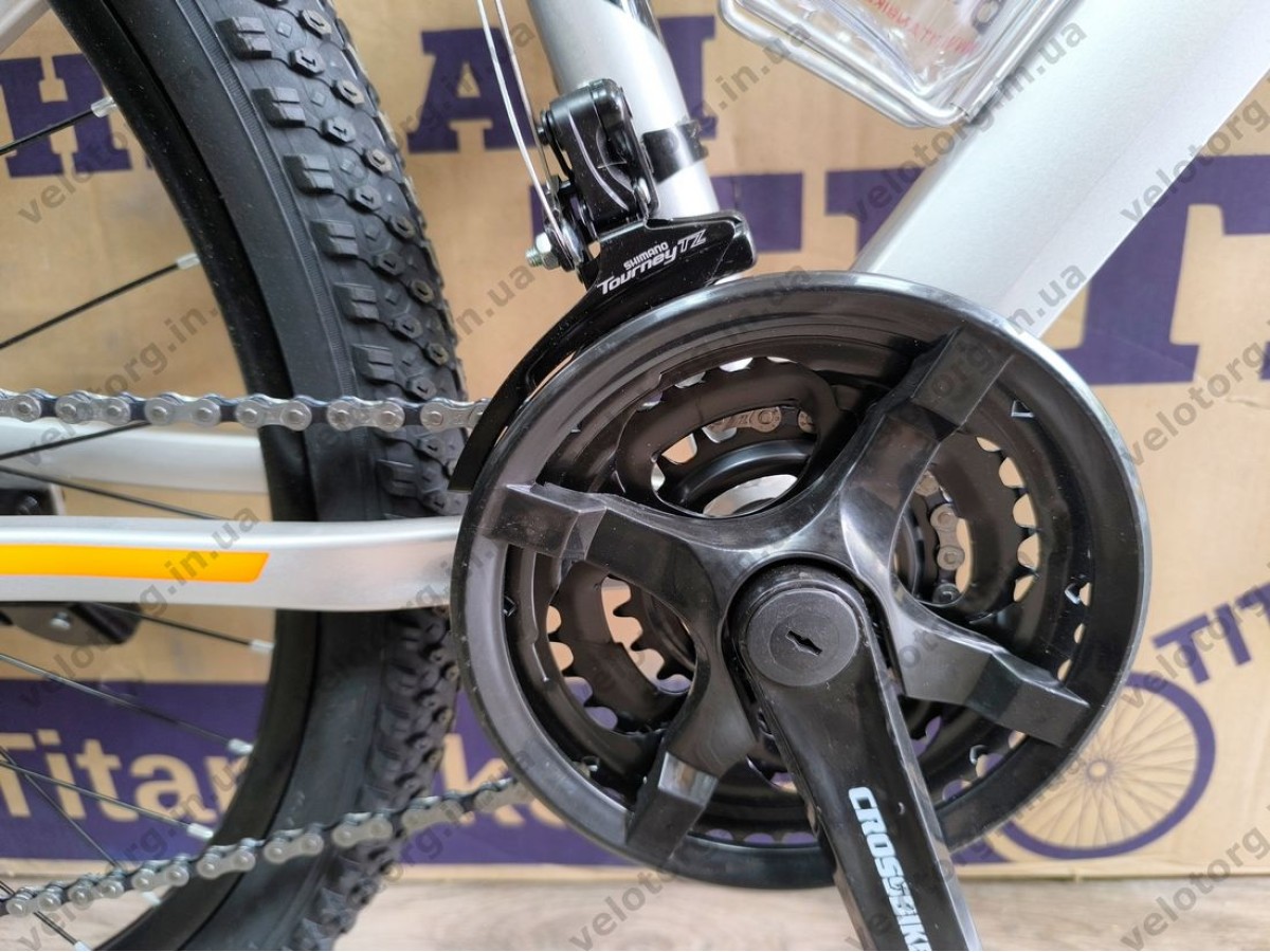 Велосипед Crossbike 26" Aspect Рама 13" silver