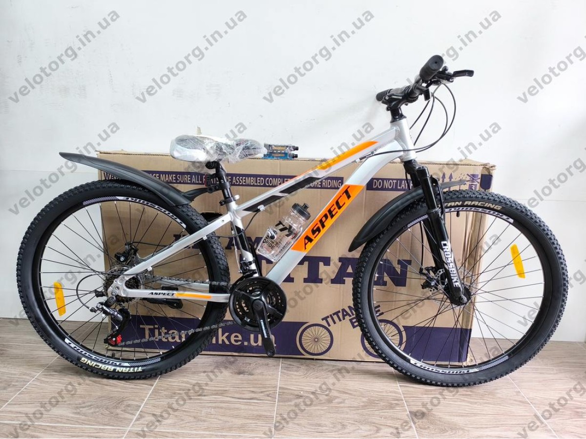 Велосипед Crossbike 26" Aspect Рама 13" silver