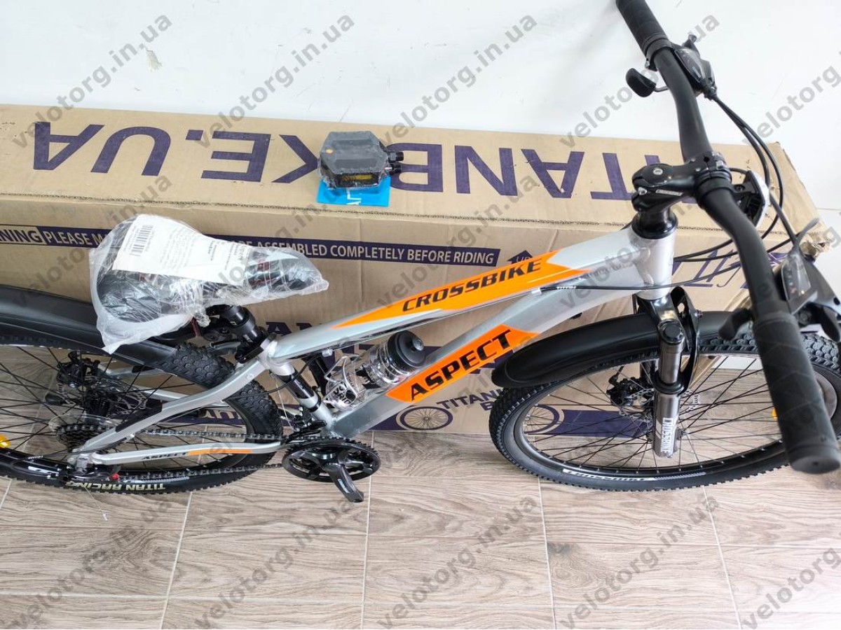 Велосипед Crossbike 26" Aspect Рама 13" silver