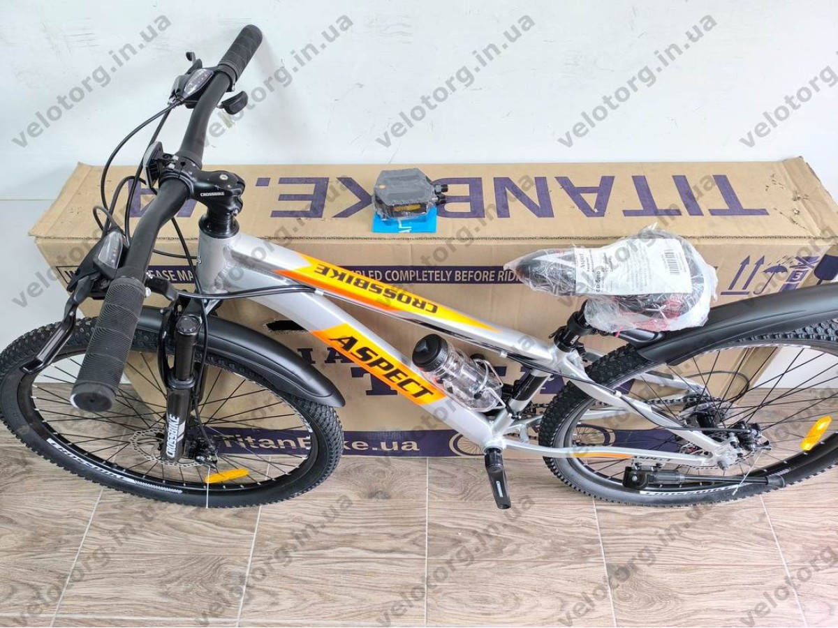 Велосипед Crossbike 26" Aspect Рама 13" silver