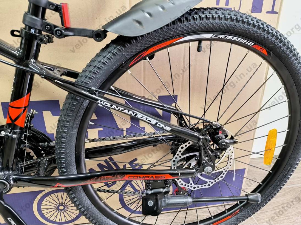Велосипед Crossbike 26" Compass Рама 12.5" black-red