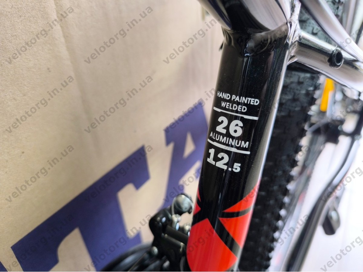 Велосипед Crossbike 26" Compass Рама 12.5" black-red
