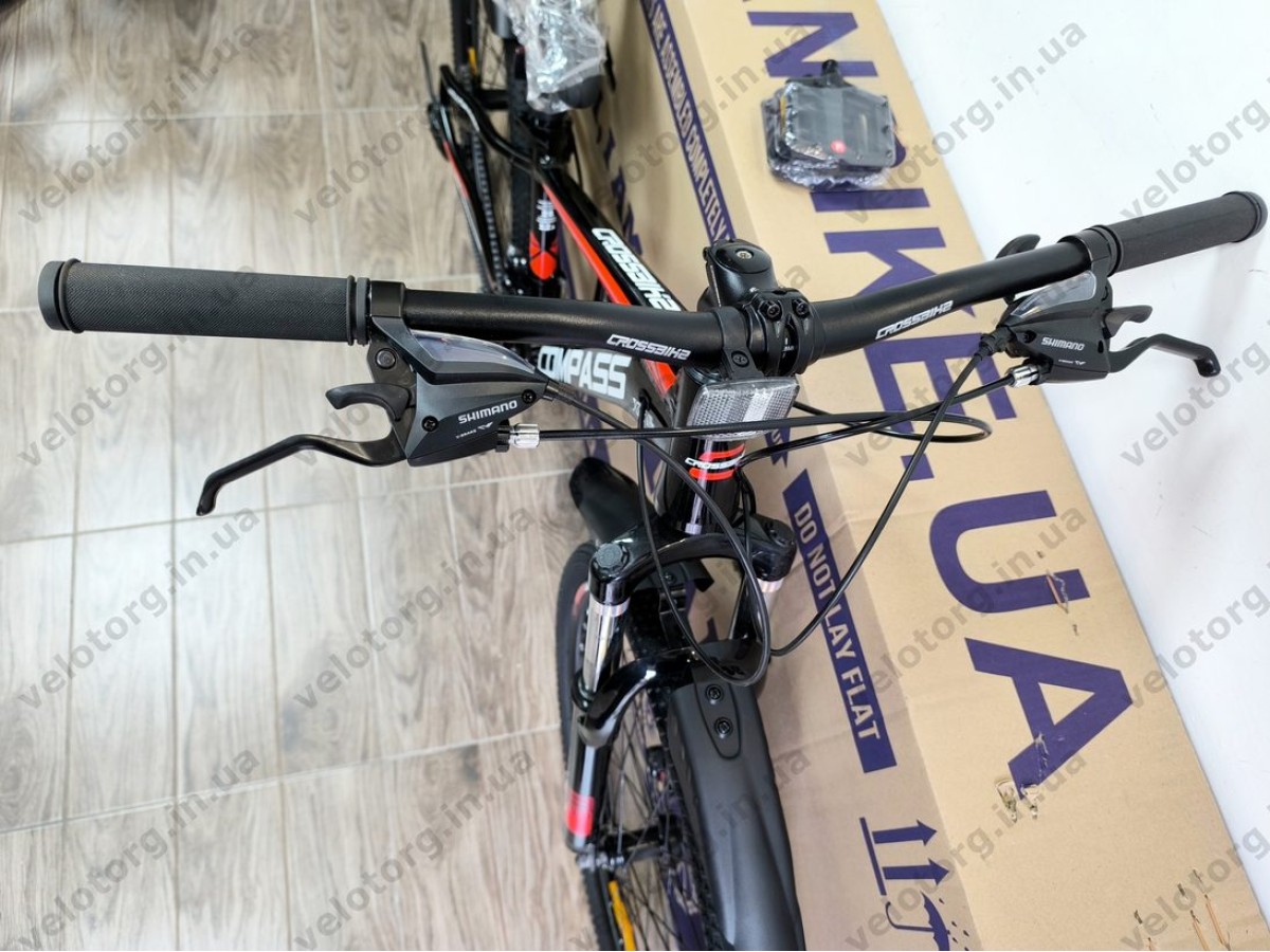 Велосипед Crossbike 26" Compass Рама 12.5" black-red