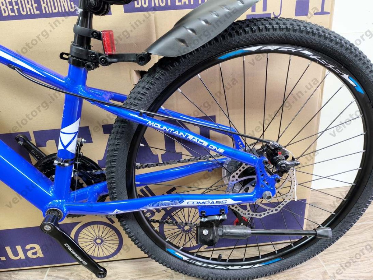 Велосипед Crossbike 26" Compass Рама 12.5" blue-white