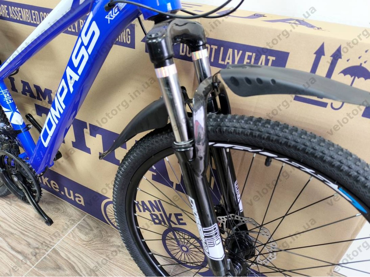 Велосипед Crossbike 26" Compass Рама 12.5" blue-white