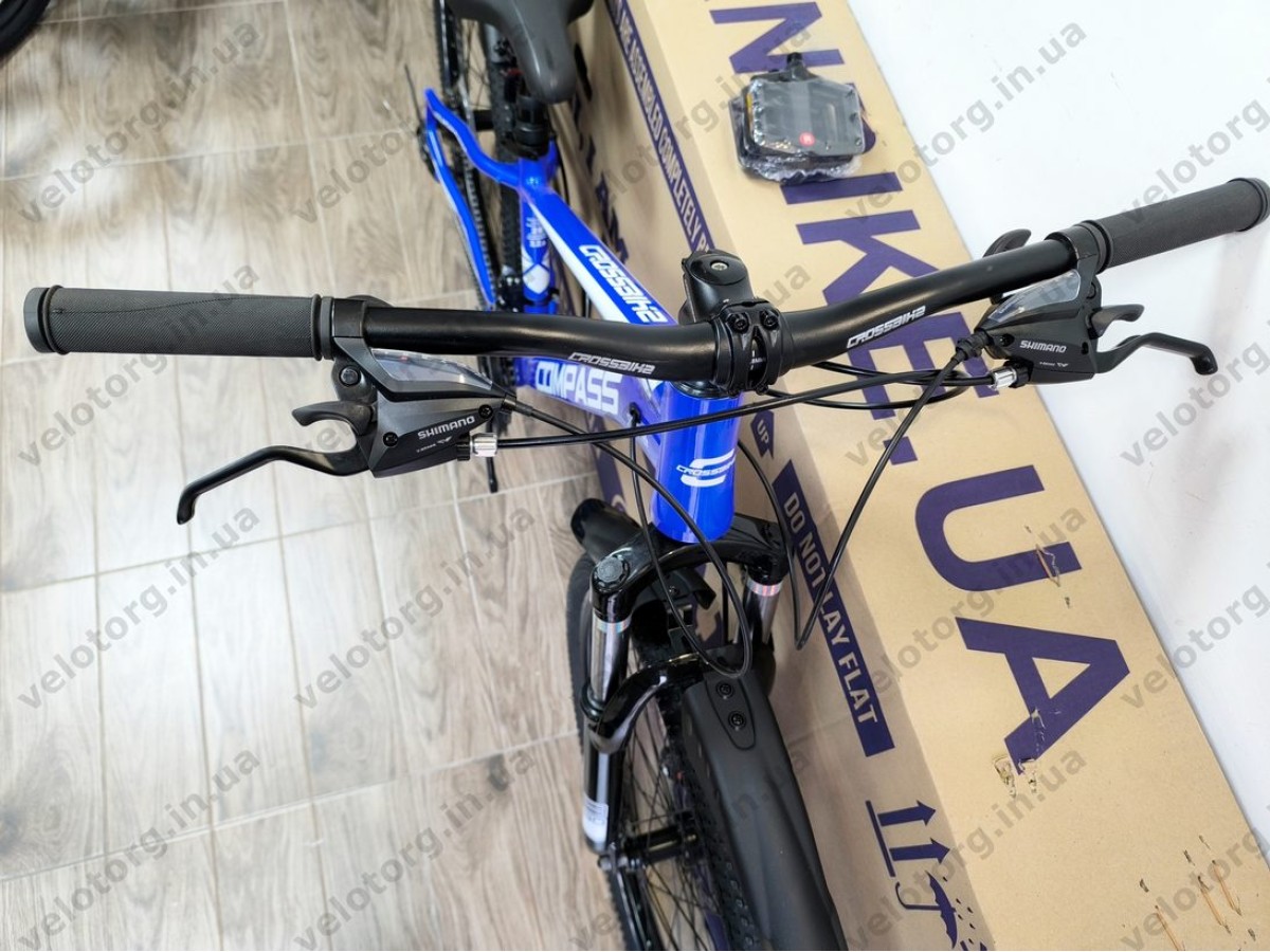 Велосипед Crossbike 26" Compass Рама 12.5" blue-white